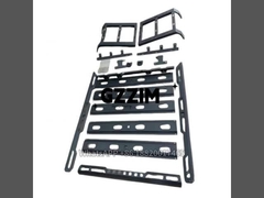 ছাদ মাউন্ট কার আনুষাঙ্গিক অ্যালুমিনিয়াম খাদ ছাদ র্যাক জন্য Jeep Wrangler JK JL