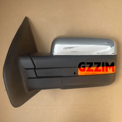 Ford F150 2011-2015 Side Mirror with LED Light Black ABS Plastic