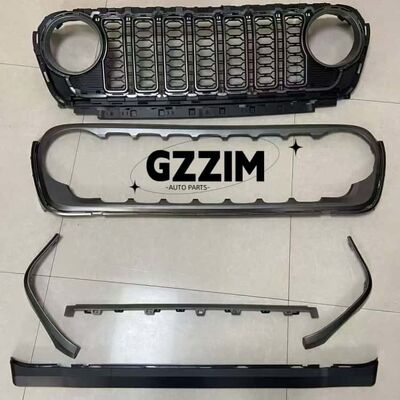 Modified Car Front Bumper Grille Auto Grille Car Middle Grilles For Jeep JK JL 2024