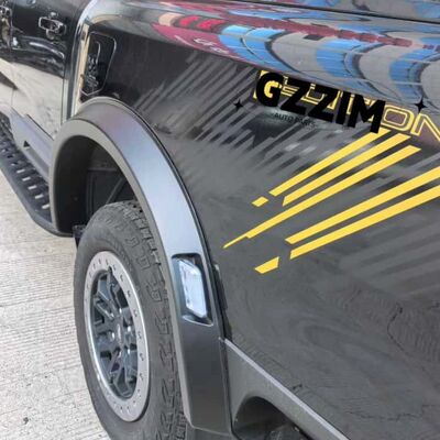 Wheel Arch Fender Flares With Light for Ford RANGER T9 FENDER FLARE with Light Car Fender Flare With Led Enhanced Protection