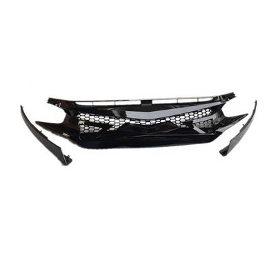 হন্ডা সিভিক এক্স ২০১৬+ এর জন্য Fc450 টাইপ ব্ল্যাক ফ্রন্ট বাম্পার গ্রিল