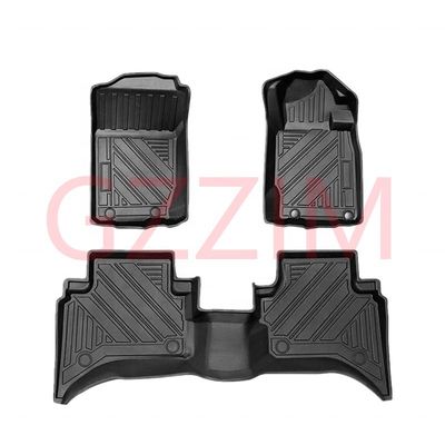 গাড়ি আনুষাঙ্গিক কাস্টম ফুট ম্যাট প্যাড Mitsubishi Triton RHD মেঝে আনুষাঙ্গিক জন্য