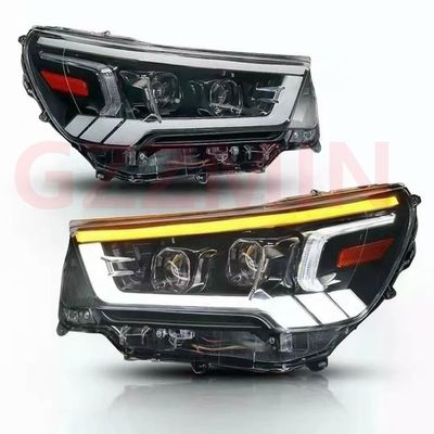 প্লাস্টিকের কালো গাড়ি এলইডি হেডলাইট Toyota HILUX REVO ROCCO এর জন্য