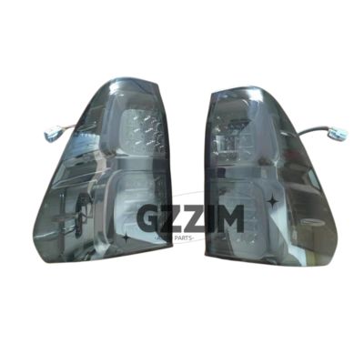 ABS Plastic Aftermarket Modified Smoke Tail Lamp Rear Light For 2016 Toyota Hilux Vigo Tail Lamp