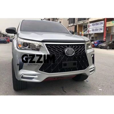 Toyota Vigo 2012 Plastic Front Bumper Grille Full Sets Bodykit Upgrade Parts To Lx Style